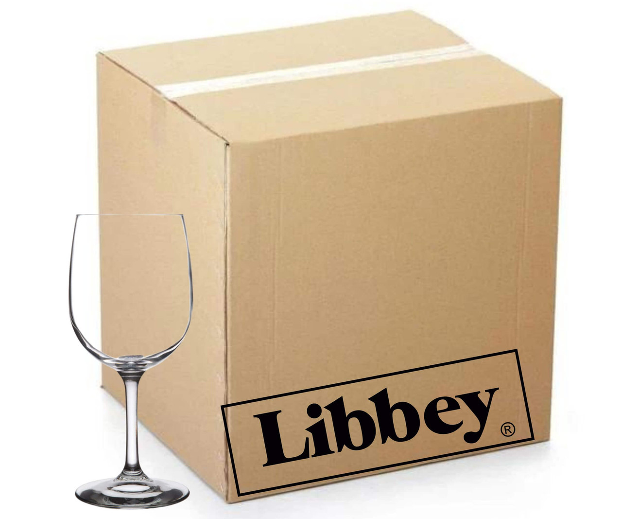 Libbey Bristol Valley 24-Case - 13 oz. White Wine Glass-Chicken Pieces