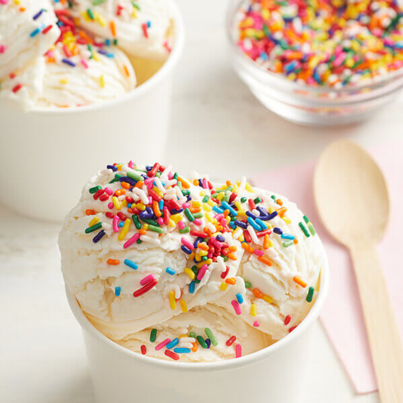 BERTHELET Rainbow Sprinkles 2.75 kg Cannister