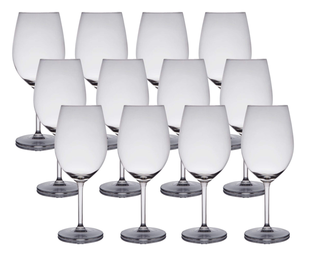 Libbey Allure Set of 12 Wine Glasses - 18 oz.-Chicken Pieces