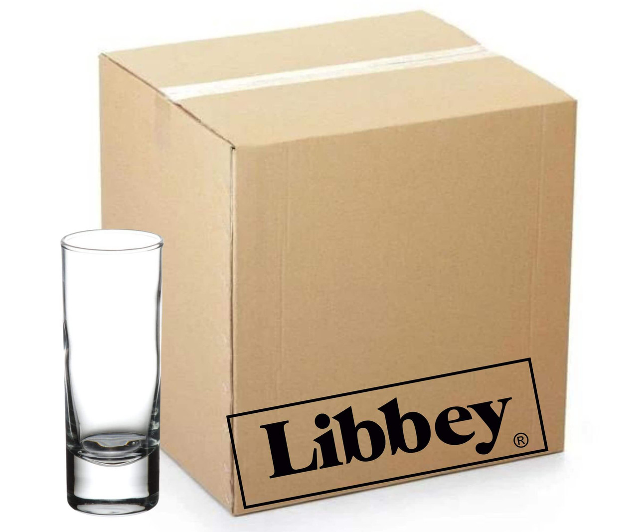 Libbey Pinnacle Set of 24 Sleek and Elegant 14 oz. Pilsner Glasses-Chicken Pieces