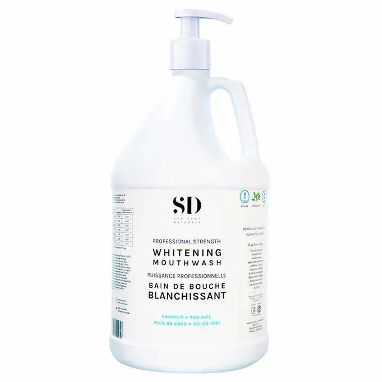 Spa Dent Naturals Advanced Coconut Sea Salt Whitening Mouthwash(8/CASE)