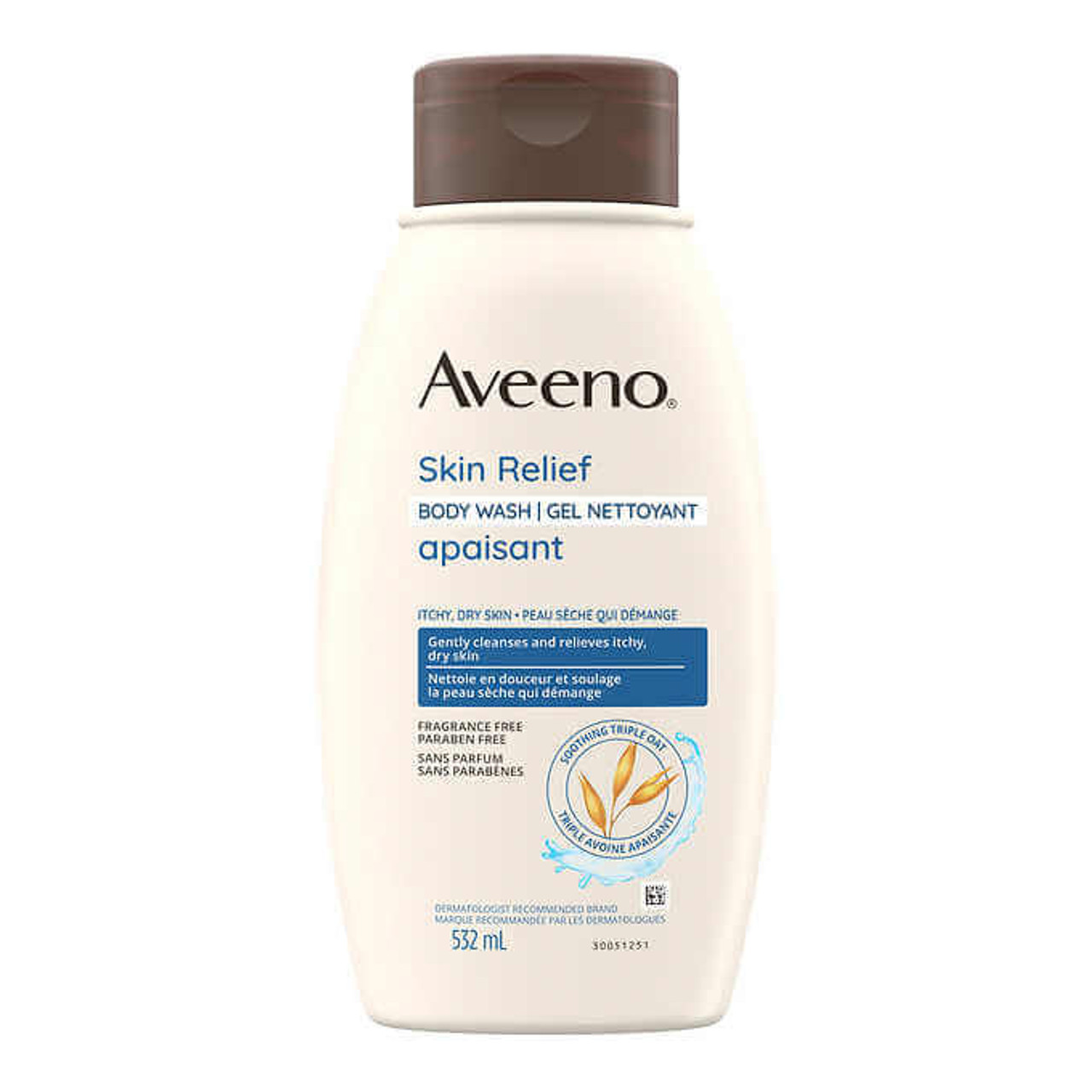 Aveeno Skin Relief Body Wash, 532 mL Cleansing, 3-count(8/CASE)-Chicken Pieces