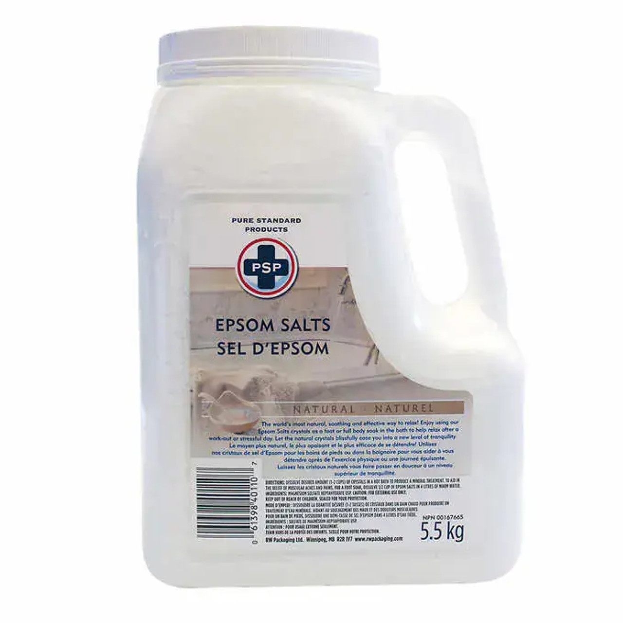 Epsom Salts, 5.5 kg - Soothing Bath Soak for Relaxation(8/CASE)-Chicken Pieces