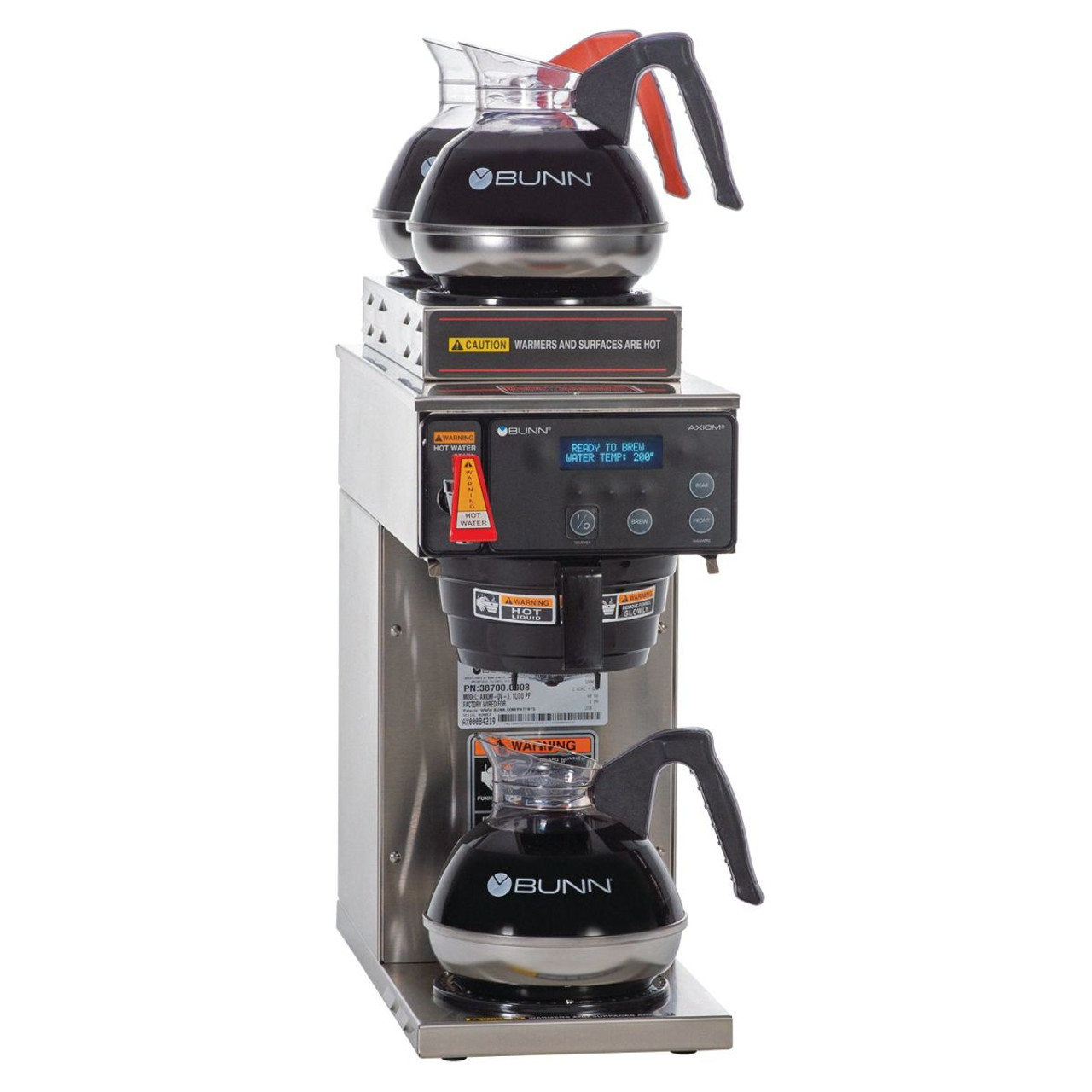Bunn Automatic Coffee Brewer with 1 Lower and 2 Upper Warmers-Chicken Pieces