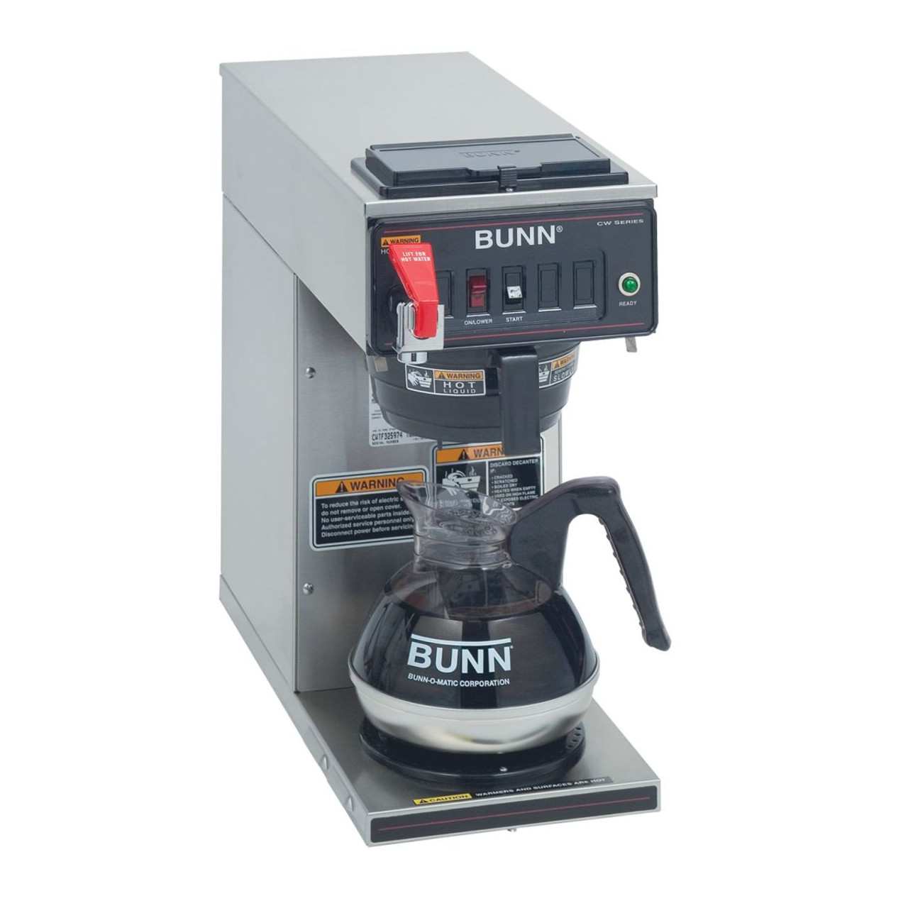 Bunn Automatic 12 Cup Coffee Brewer with 1 Lower Warmer 120V-Chicken Pieces