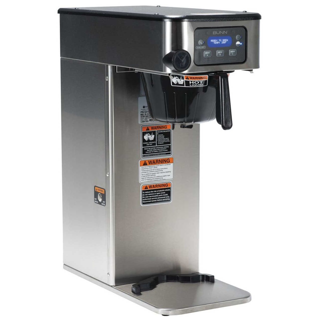 Bunn Infusion Stainless Steel Single Automatic Coffee Brewer-Chicken Pieces