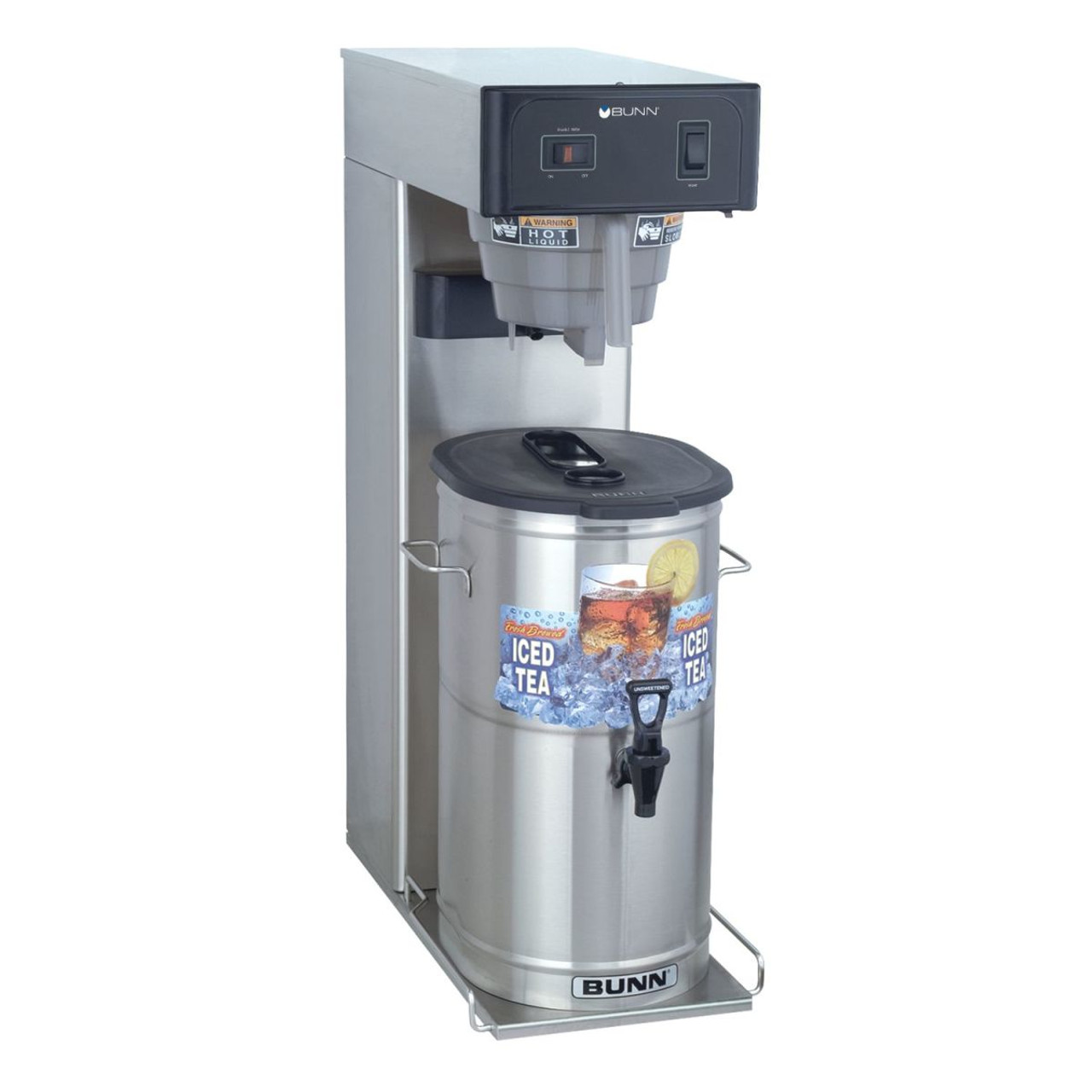 Bunn TB3 3 Gallon Iced Tea Brewer with 29" Trunk - 120V-Chicken Pieces