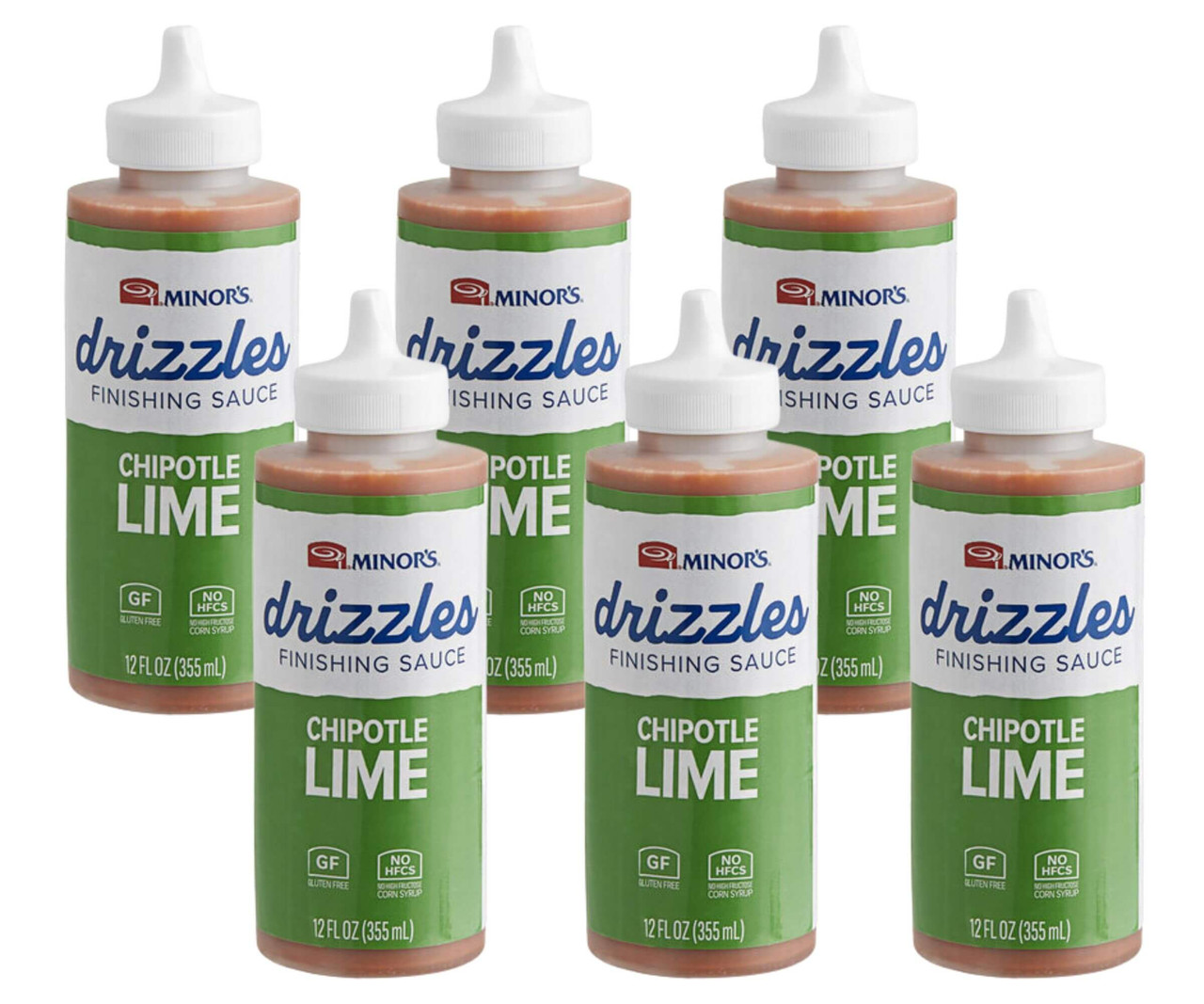 Minor's Drizzles Chipotle Lime Finishing Sauce 12 oz. 6/Case-Chicken Pieces