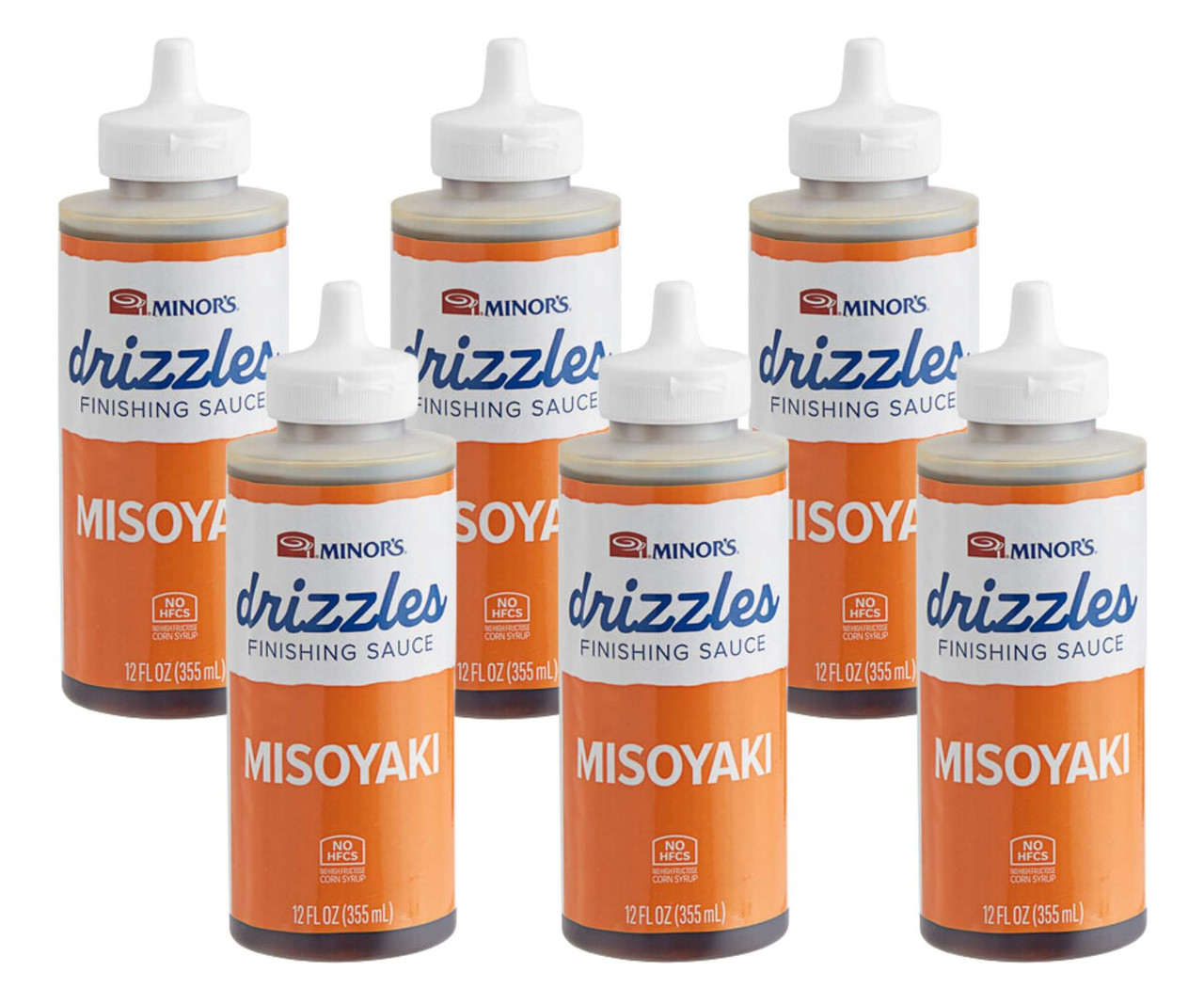 Minor's Drizzles Misoyaki Finishing Sauce 12 oz. - 6/Case