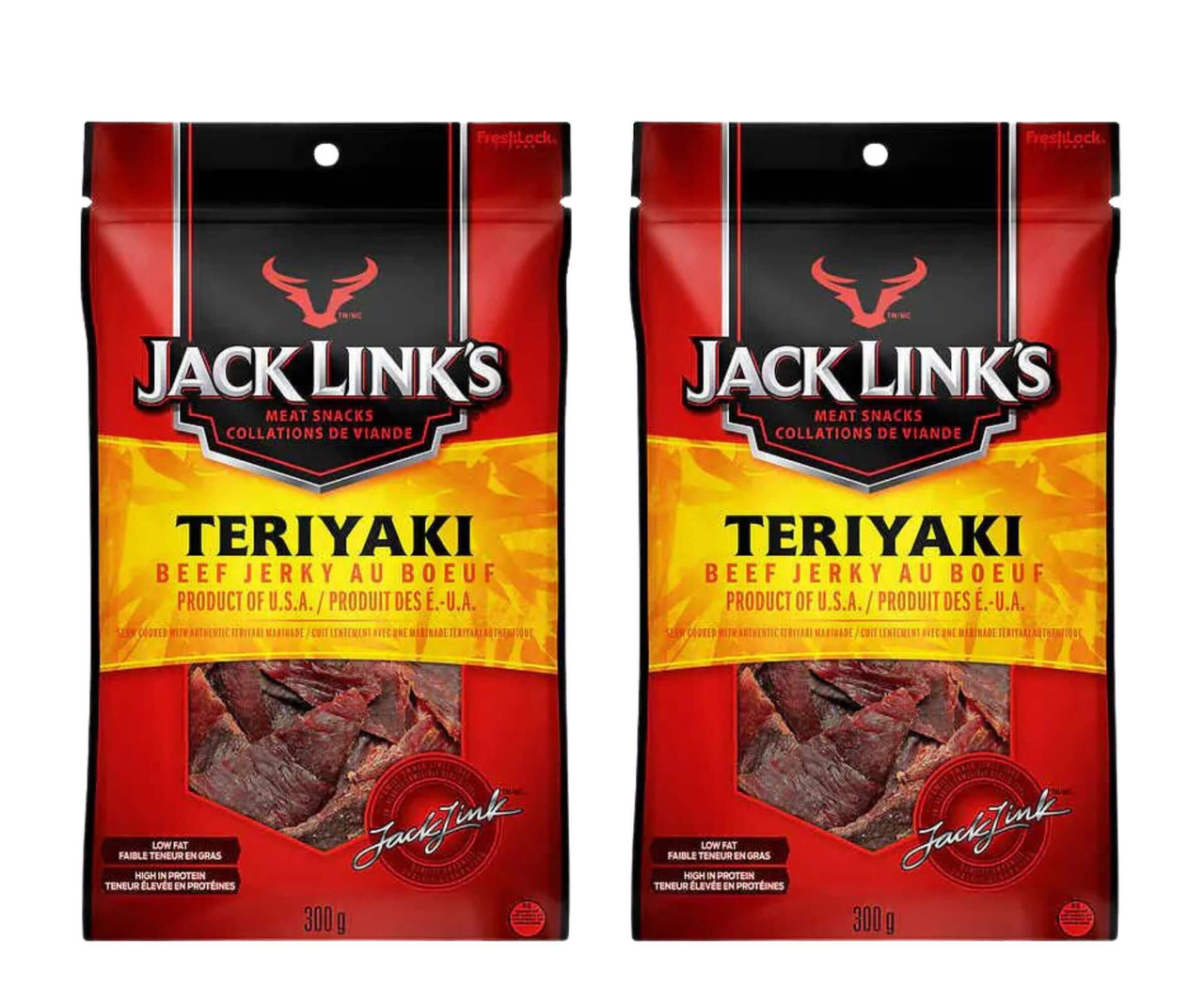 Jack Link's Teriyaki Beef Jerky, 300 g (10 oz) (2/CASE)-Chicken Pieces