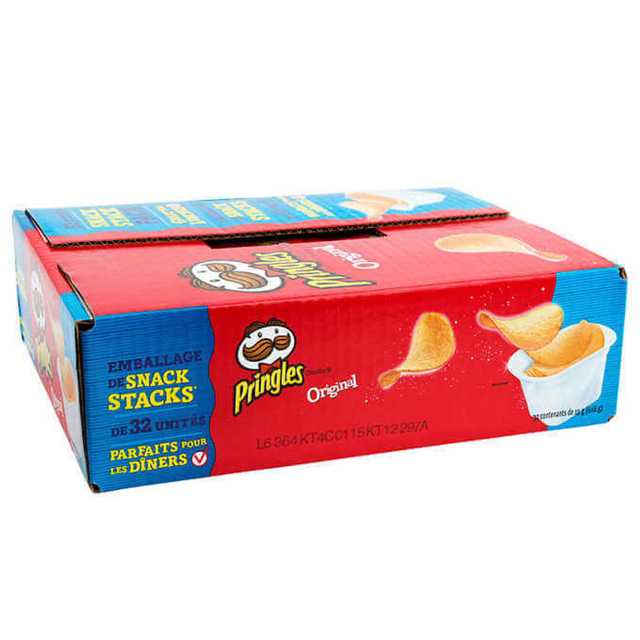 Pringles Snack Stacks Chips, Original, 32-pack - (6/CASE)-Chicken Pieces