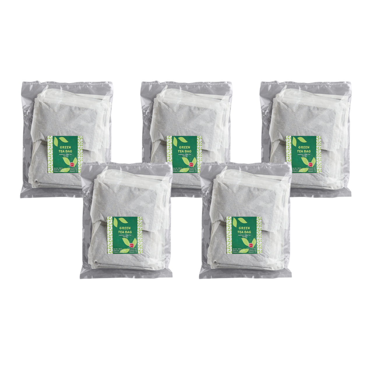 CHICKEN PIECES - Bossen Large Green Loose Leaf Tea Bags - 10/Pack | 5/CASE