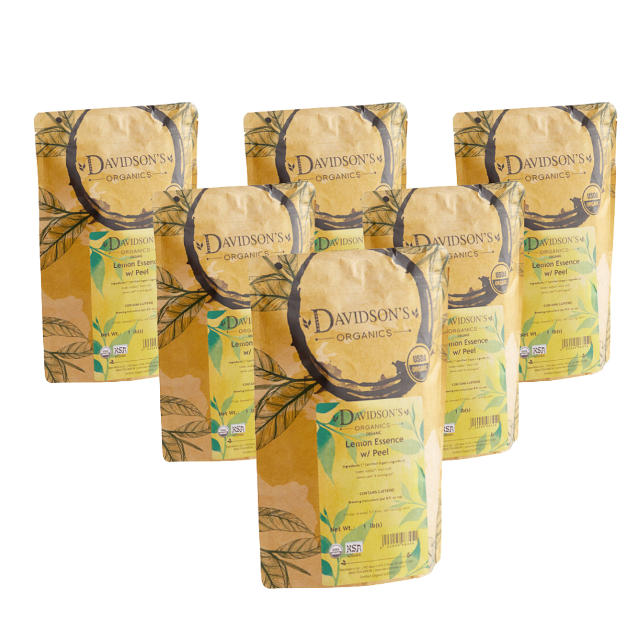 Davidson's Organic Lemon Essence with Peel Loose Leaf Tea | 1LB/0.45 KGS