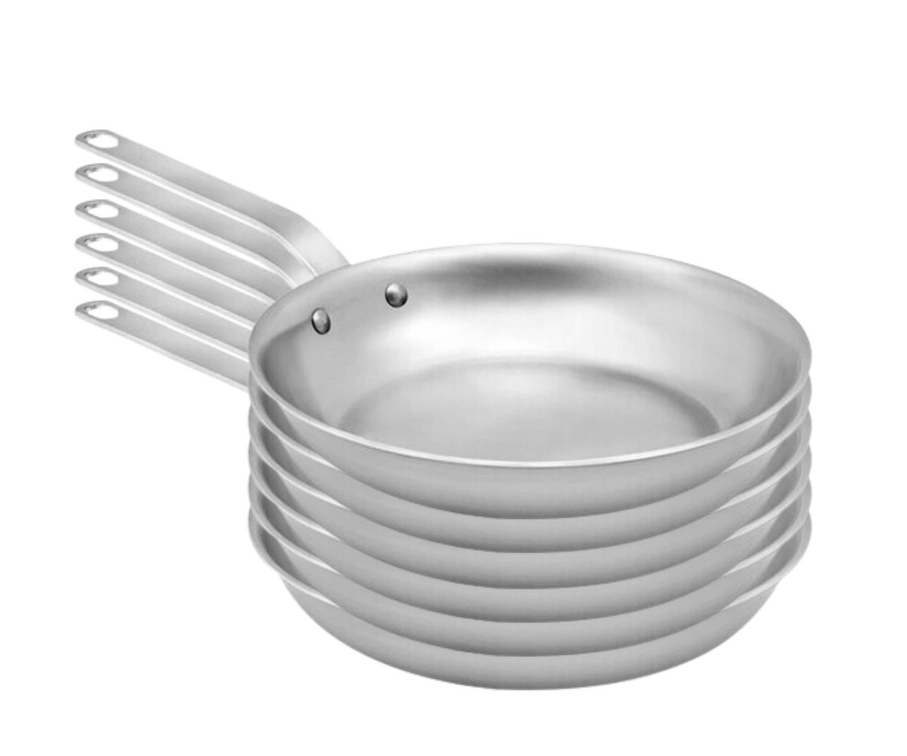 Vollrath Tri-Ply Aluminum Stainless Steel Fry Pan (6/CASE)-Chicken Pieces