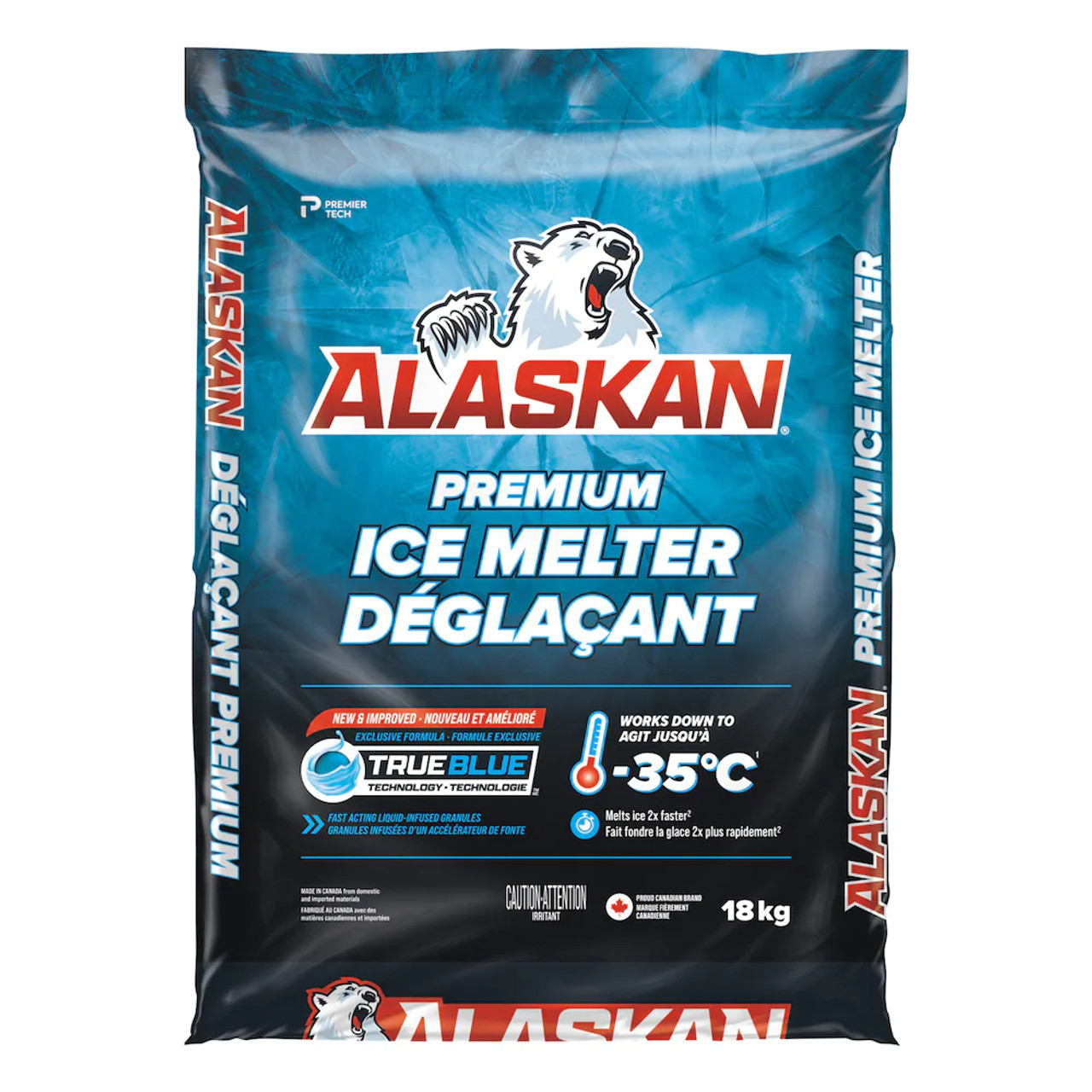 Alaskan Premium Fast-acting Ice Melter 18kg-Chicken Pieces