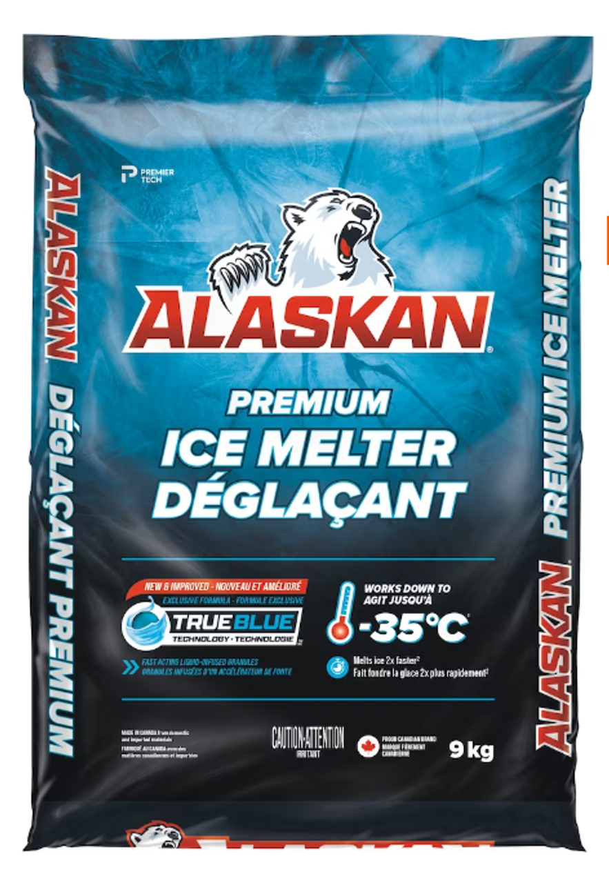 Alaskan Premium Fast-Acting Snow and Ice Melter 9kg-Chicken Pieces