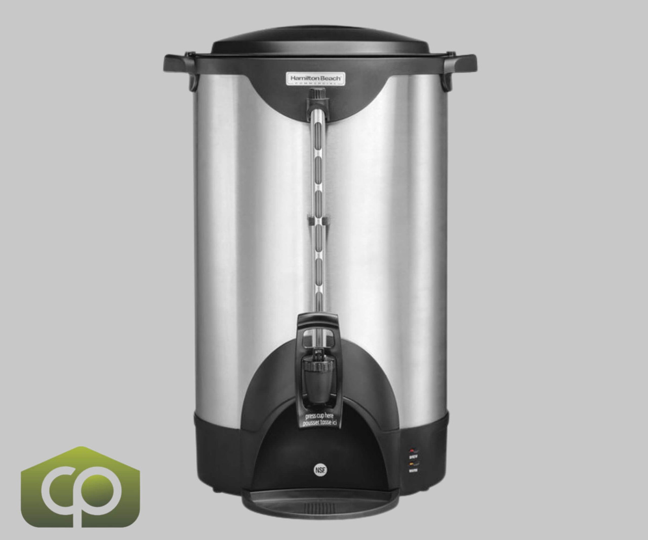 Hamilton Beach 100 Cup (500 oz.) Double Wall Stainless Steel Coffee Urn - 1440W-Chicken Pieces
