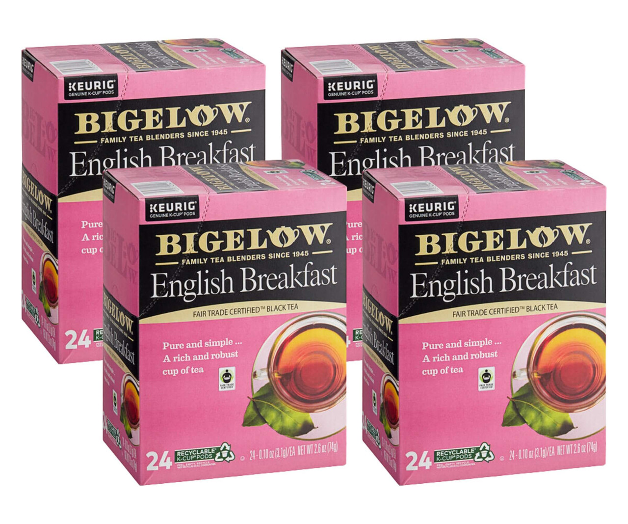 Bigelow Energizing English Breakfast Tea K-Cup Pods - 24-Count (4/CASE)-Chicken Pieces