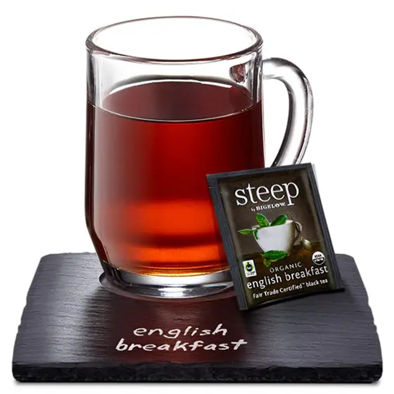 Steep By Bigelow Organic English Rich Breakfast Tea Bags - 20-Count(6/CASE)-Chicken Pieces