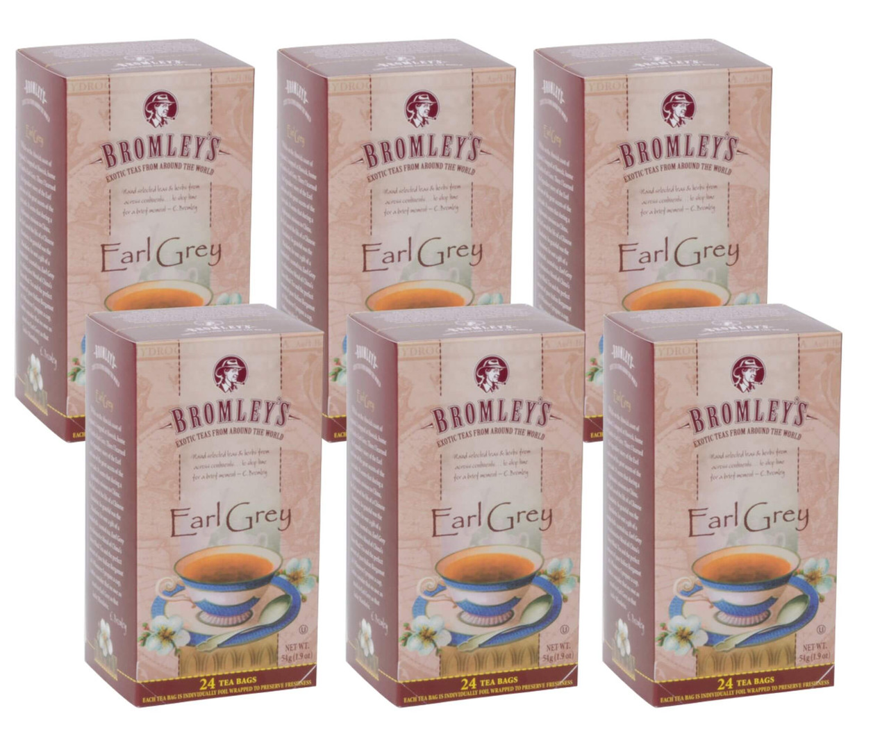 Bromley Exotic Earl Grey Tea - 24-Box | Black Tea with Orange(6/CASE)-Chicken Pieces