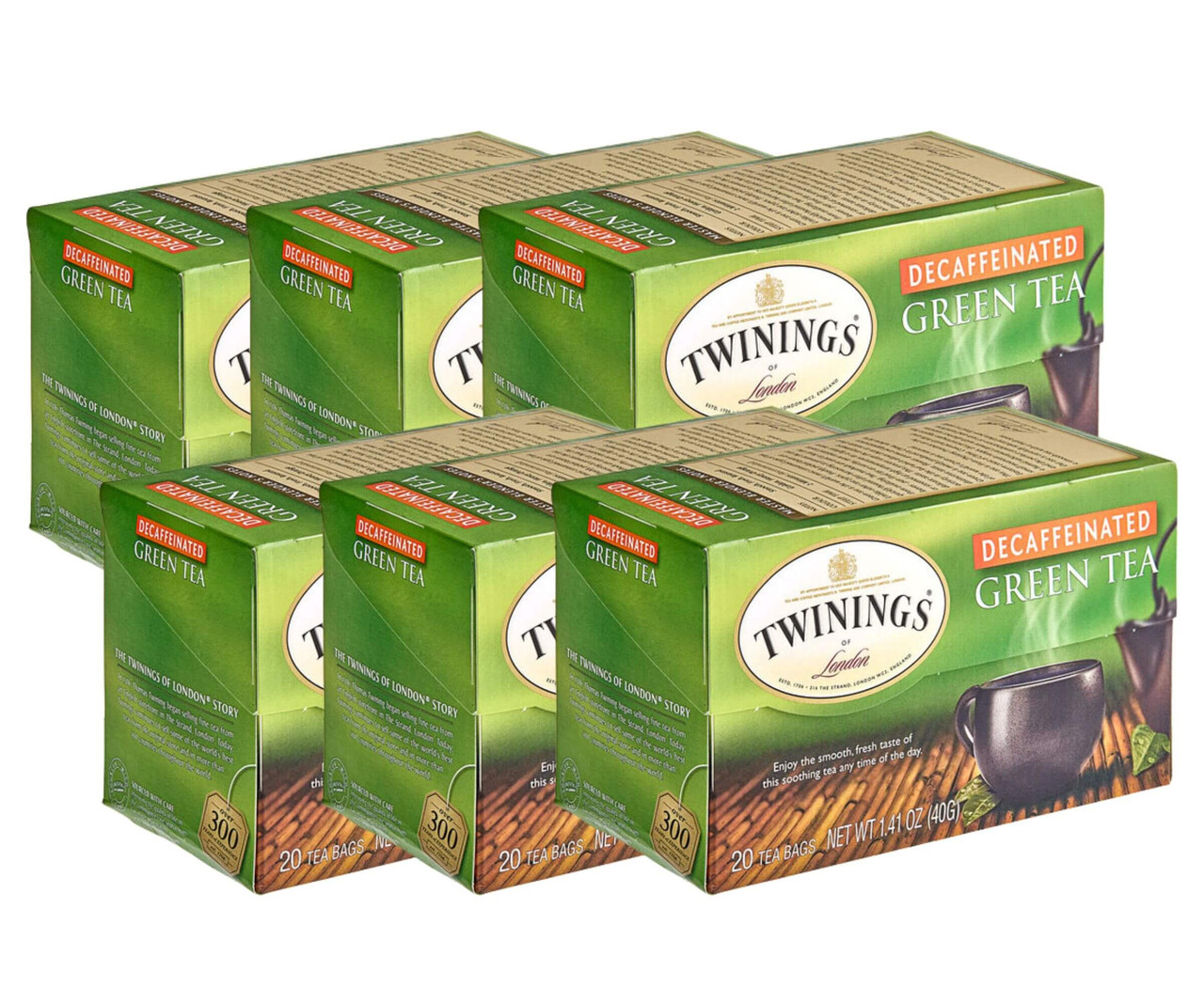 Twinings Irish Robust Decaf Blend Decaffeinated Tea Bags - 20-Box(6/CASE)-Chicken Pieces