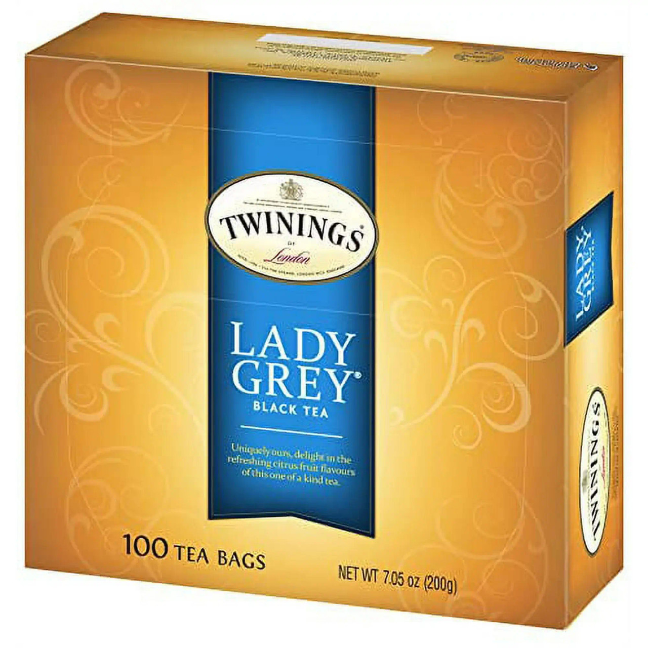 Twinings Lady Elegance Redefined Grey Tea Bags - 100/Box(4/CASE)-Chicken Pieces