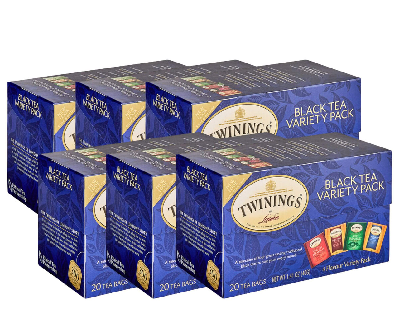 Twinings Classic  Black Tea Variety Tea Bags - 20/Box(6/CASE)-Chicken Pieces