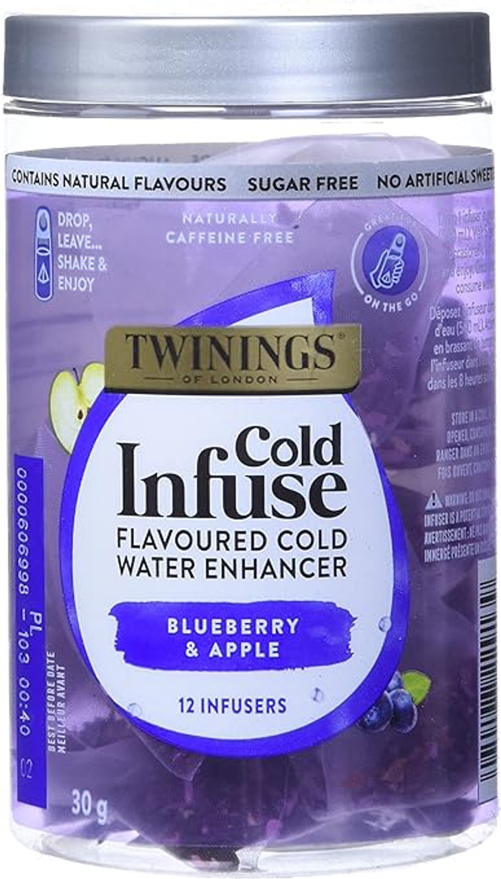 Twinings Blueberry & Apple Cold Infuse Water Enhancer - 12/Pack(6/CASE)-Chicken Pieces