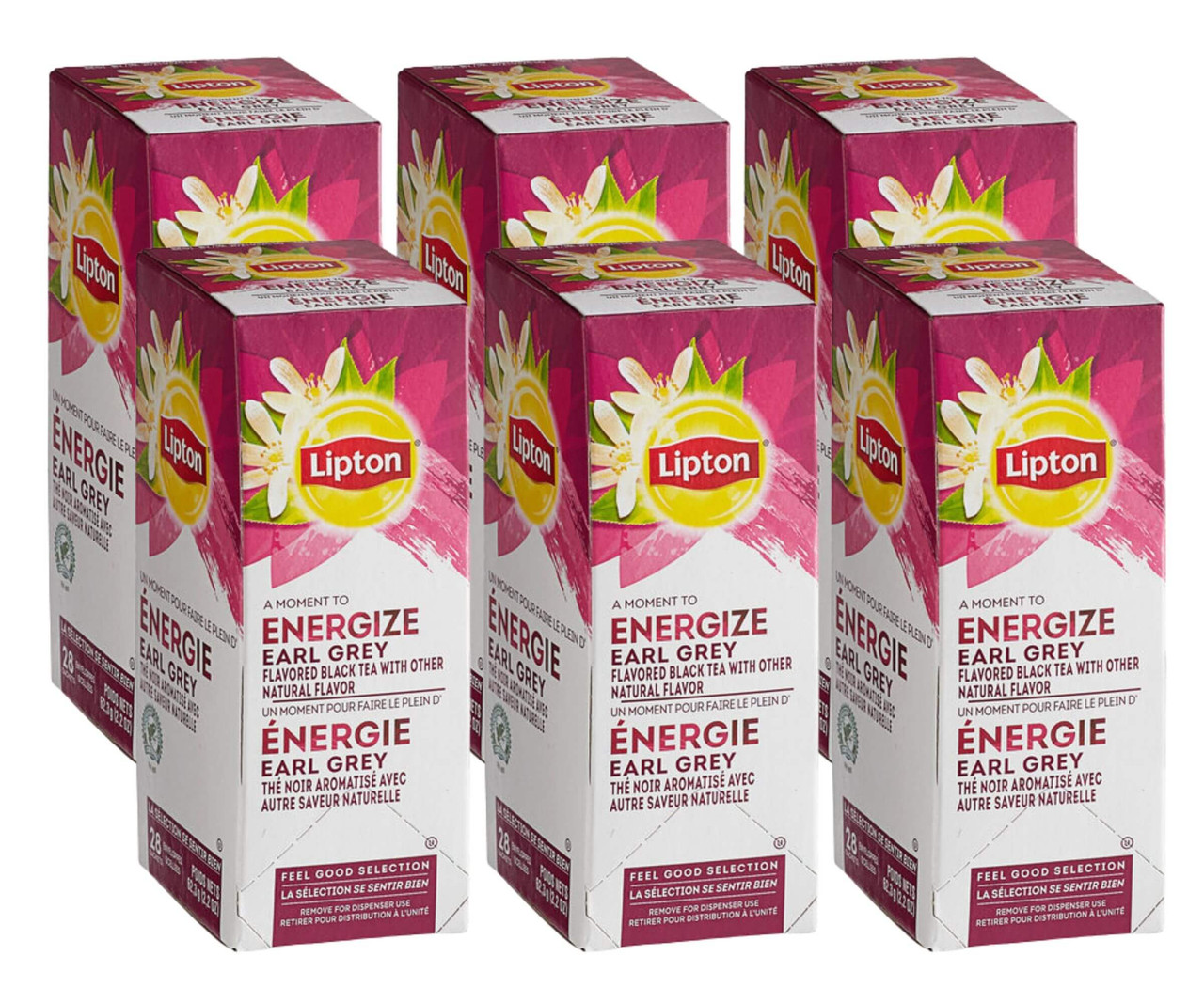 Lipton Earl Grey Ceylon Black Tea with Bergamot 28/Box (6/Case)