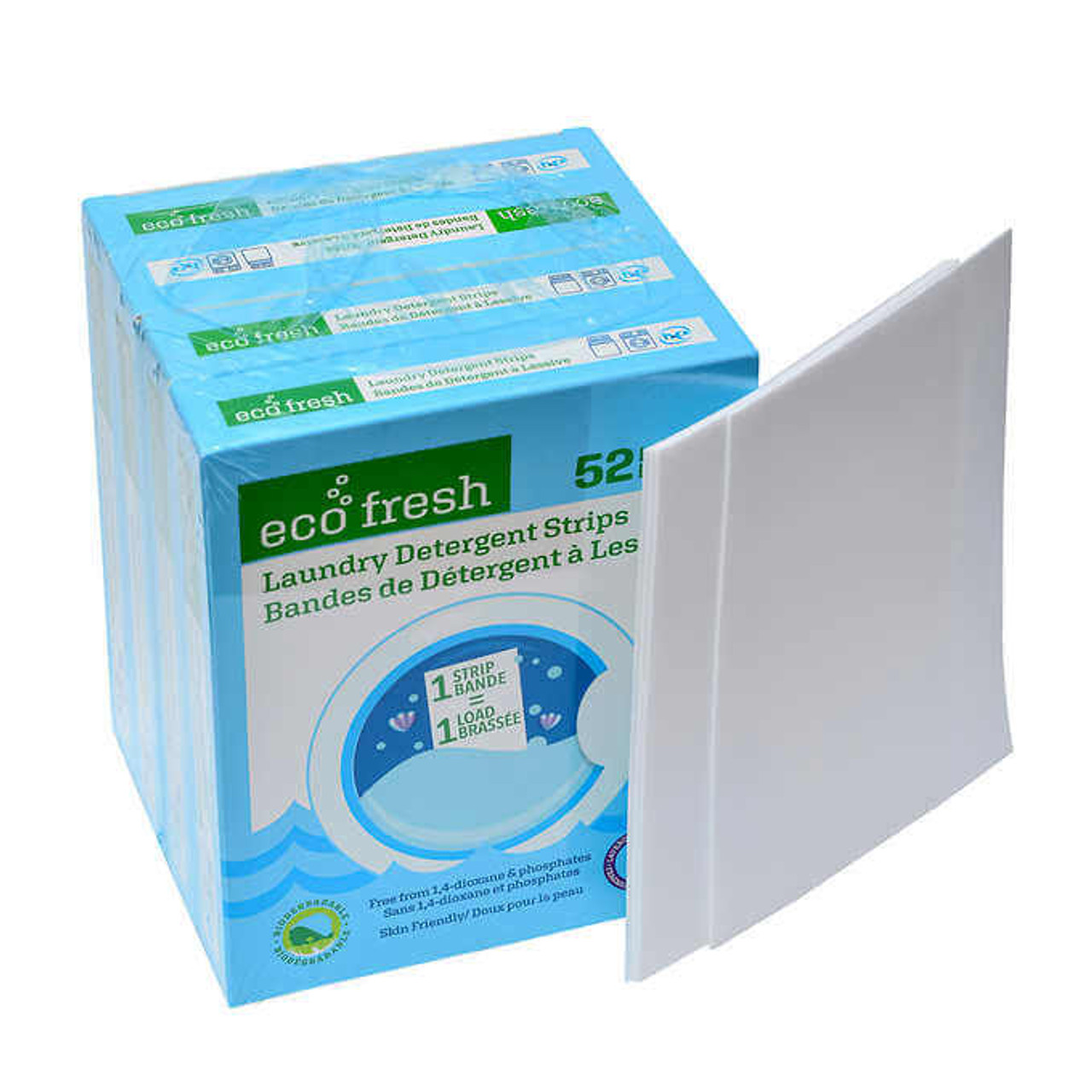 EcoFresh Laundry Detergent Strips - Lavender Scent, 208 Loads(4/Case)-Chicken Pieces