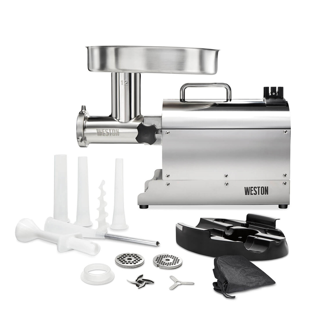 Weston #8 Meat Grinder & Sausage Stuffer (120V, 575W)