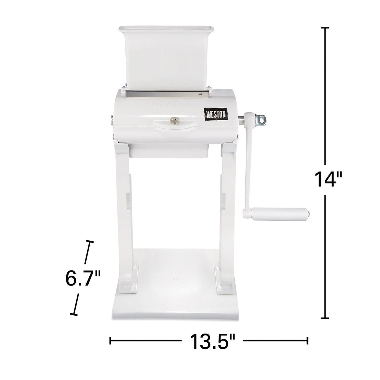 Weston Manual Meat Stainless Steel Combs Tenderizer with Two Legs-Chicken Pieces