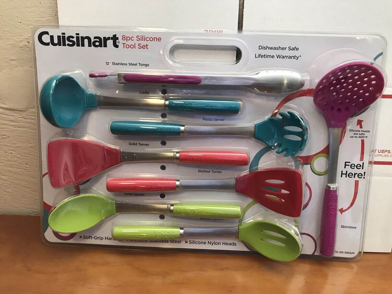 Cuisinart 8 pc Deluxe Silicone Kitchen Cooking Tool Set