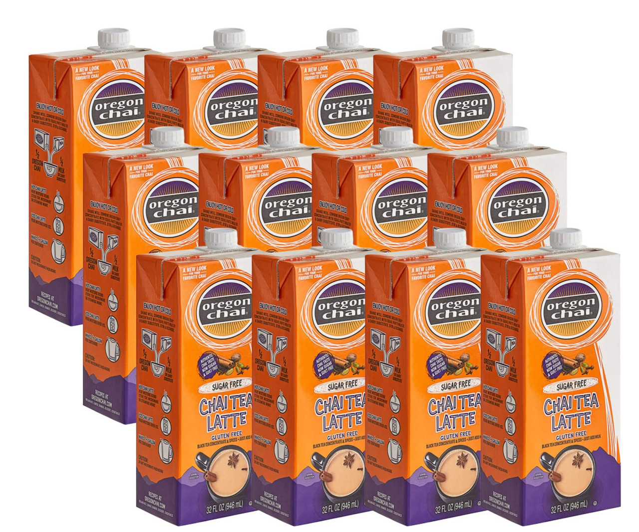 Oregon Chai Spiced Chai Tea Latte, 32 fl oz