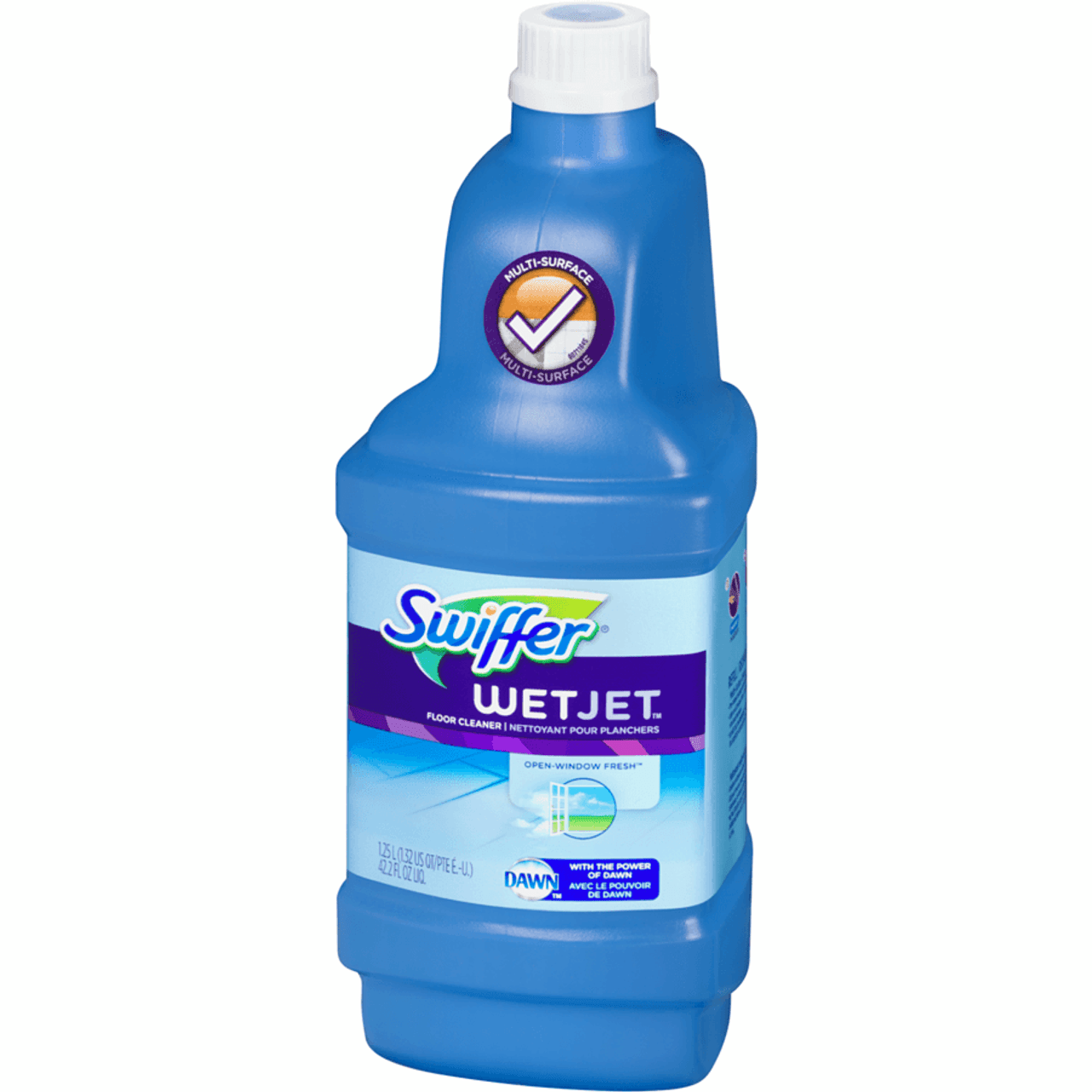 Swiffer WetJet Open Window Solution Fresh Multi-Surface1.25L -(4/Case)-Chicken Pieces