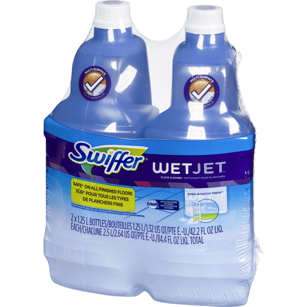 Swiffer WetJet Multi-Purpose Floor Cleaner Solution Refill 2.5 L(4/Case)-Chicken Pieces