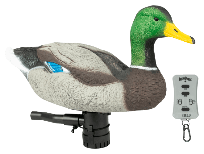 Lucky Duck Super Swimmer HDi Mallard Motorized Duck Decoy with Remote Kit