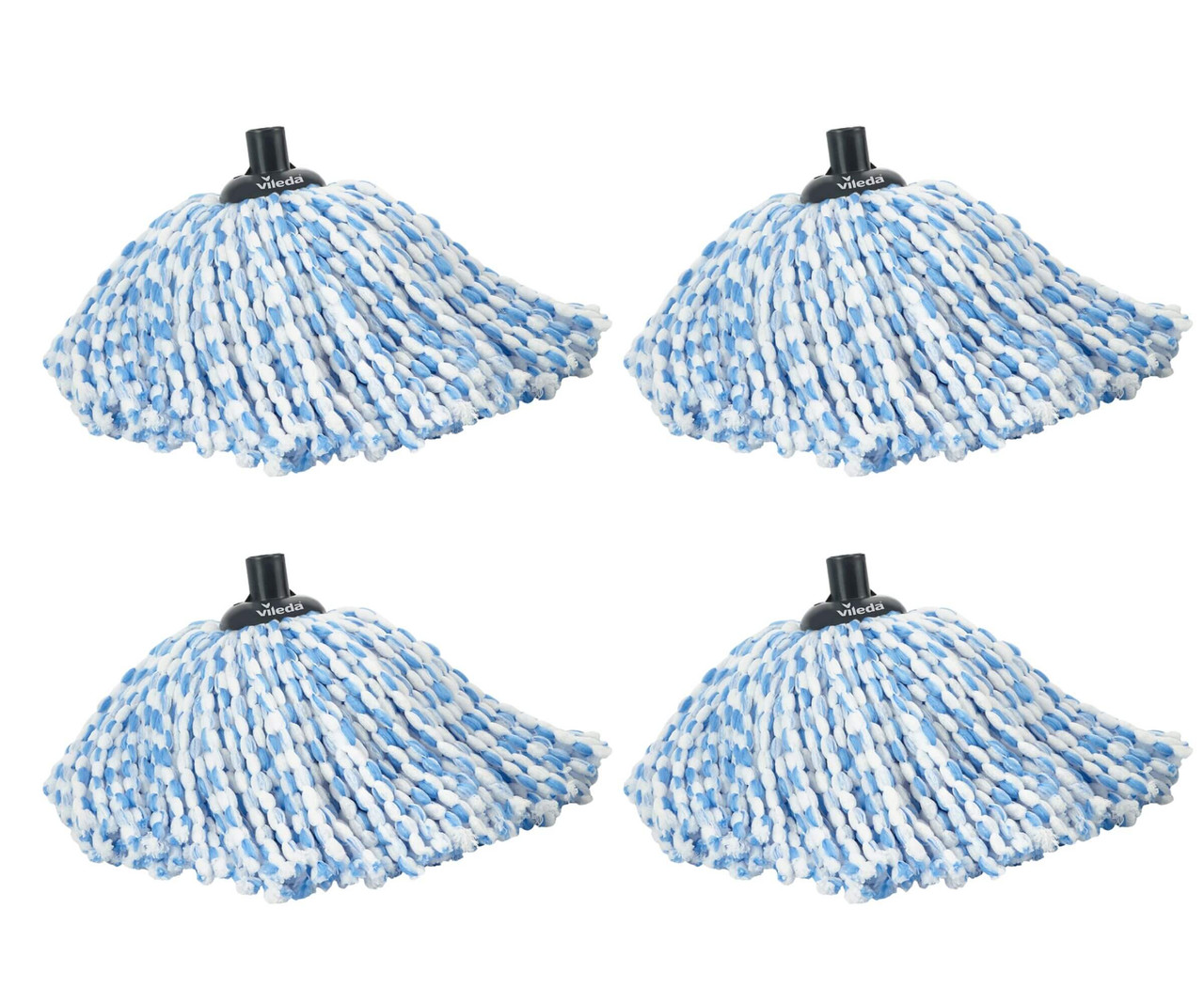 Vileda SuperMop Mop for Effortless - Deep Cleaning Microfibre Floor(4/Case)-Chicken Pieces