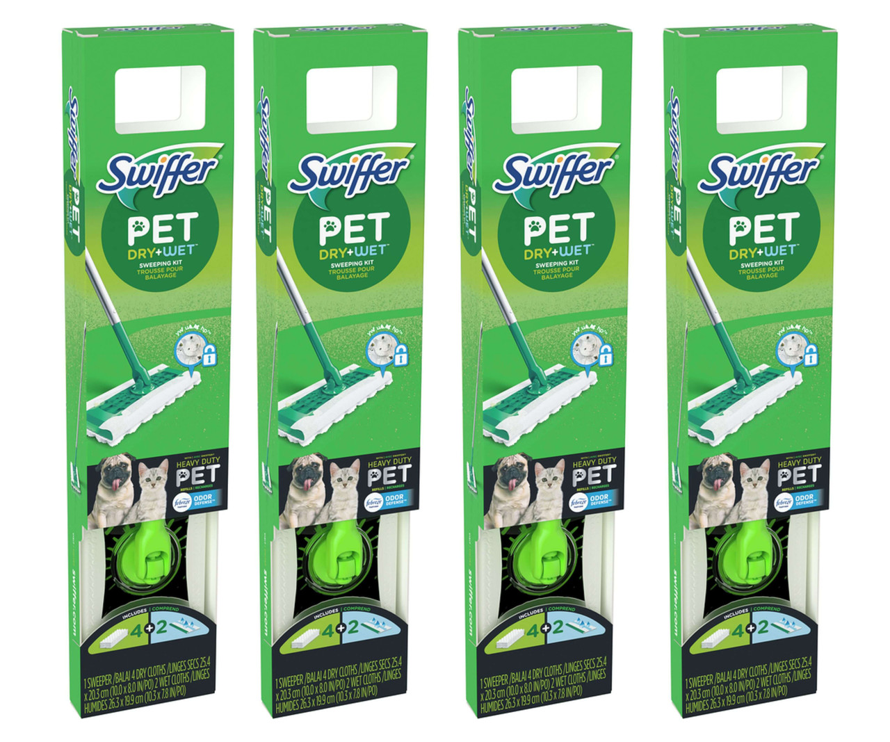 Swiffer Sweeper 2-in-1, Dry and Wet Multi Surface Floor Cleaner