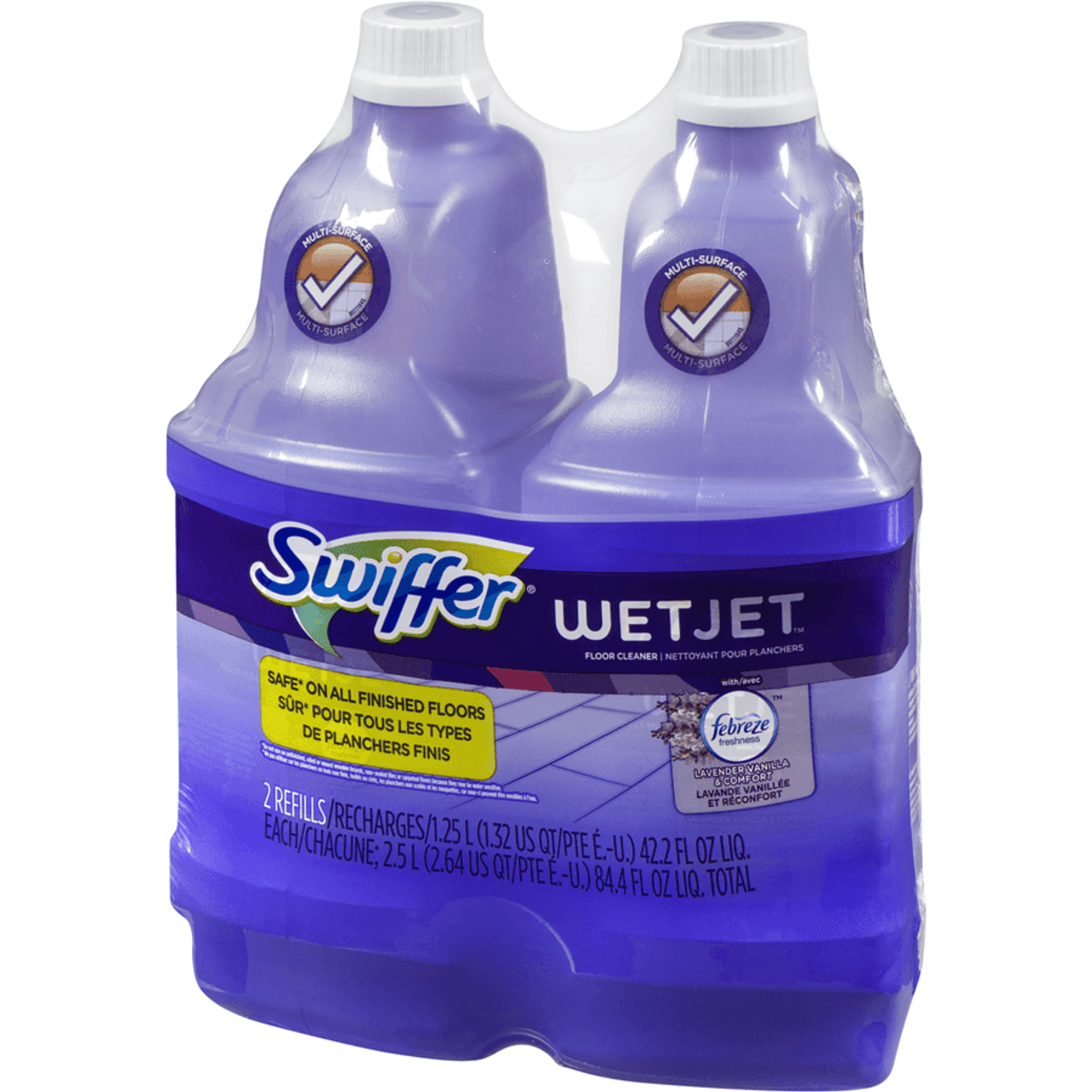 Swiffer WetJet Floor Cleaner Multi-Purpose 2.5L Refill(4/Case)-Chicken Pieces