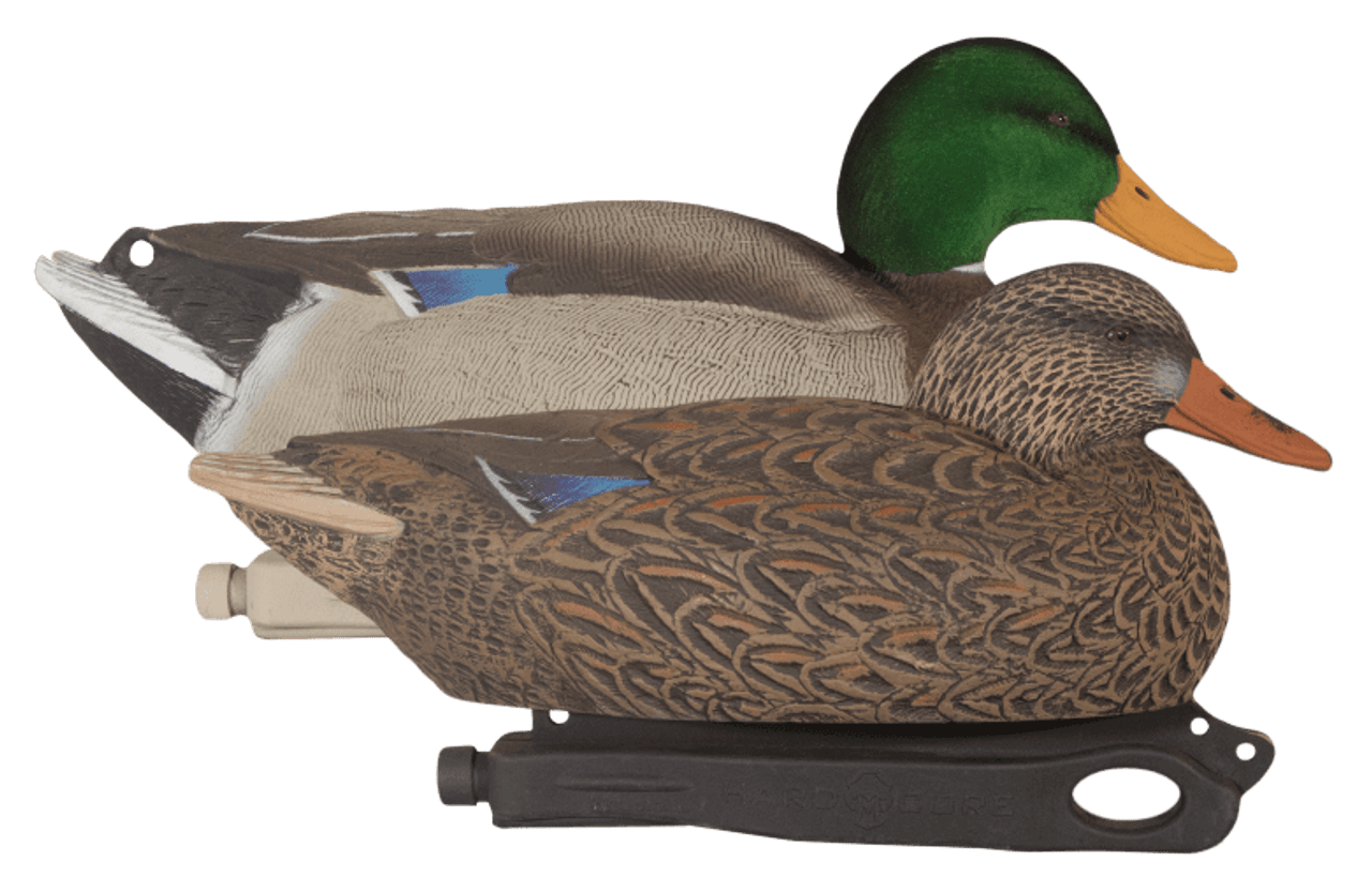 Hard Core Decoys Rugged Series Standard Mallard Duck Decoys with Flocked Drake Heads. CHICKEN PIECES.