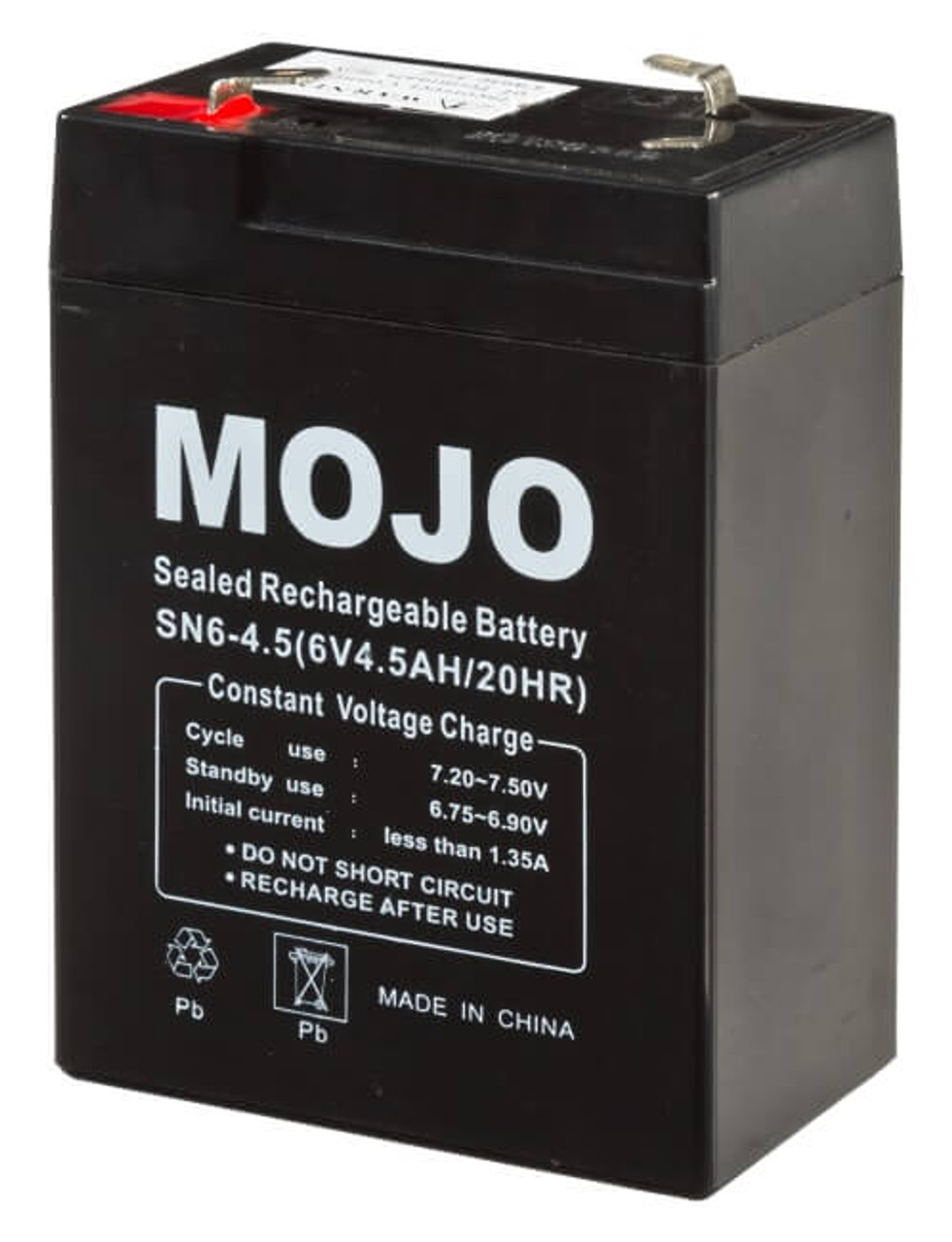 MOJO Outdoors 6V Rechargeable Battery. CHICKEN PIECES.