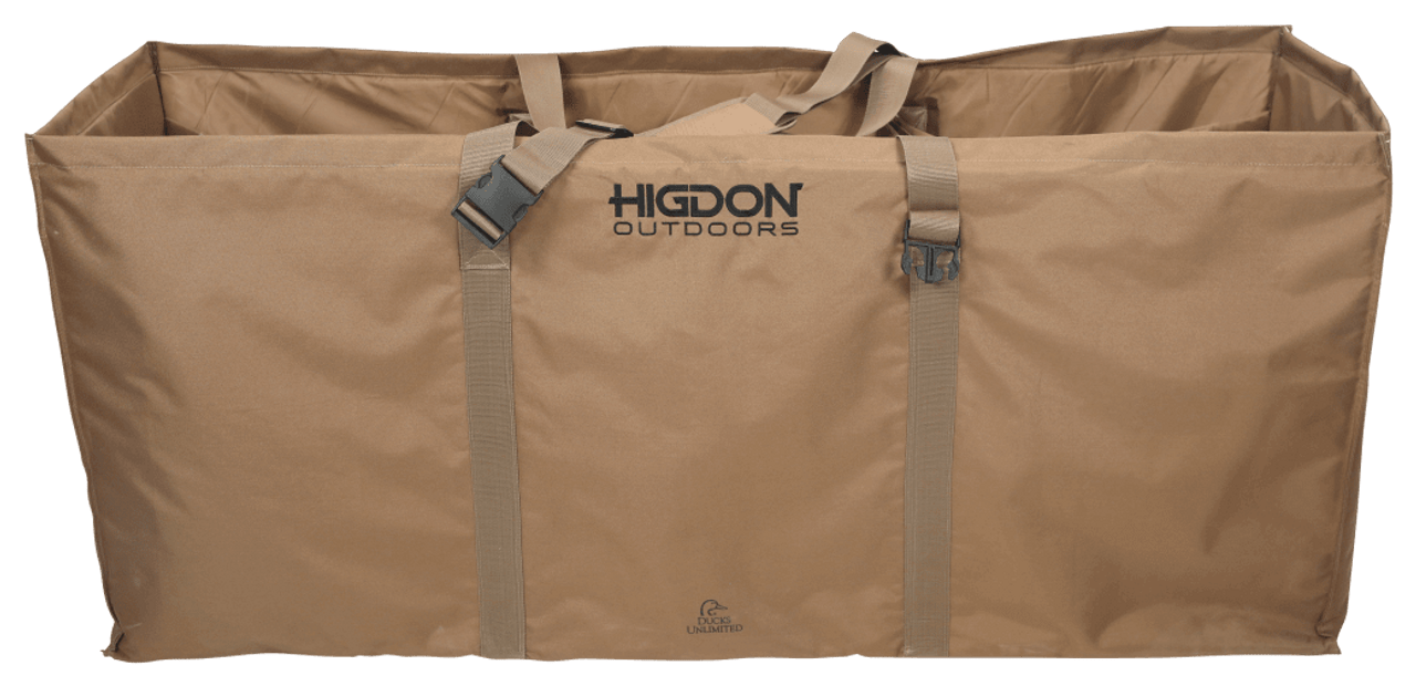 Higdon Outdoors X-Slot Universal 12-Slot Goose Decoy Bag. CHICKEN PIECES.