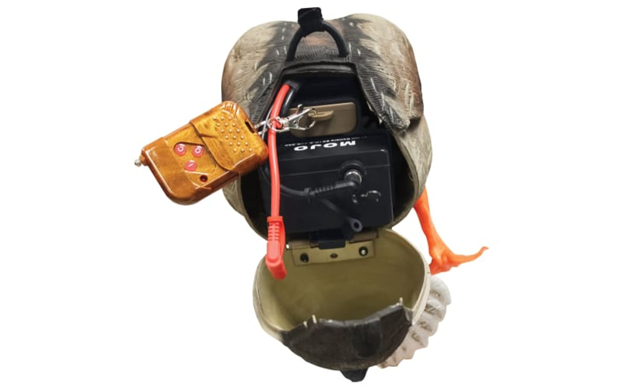 MOJO Outdoors MOJO Mallard Drake Motorized Duck Decoy with Remote. CHICKEN PIECES