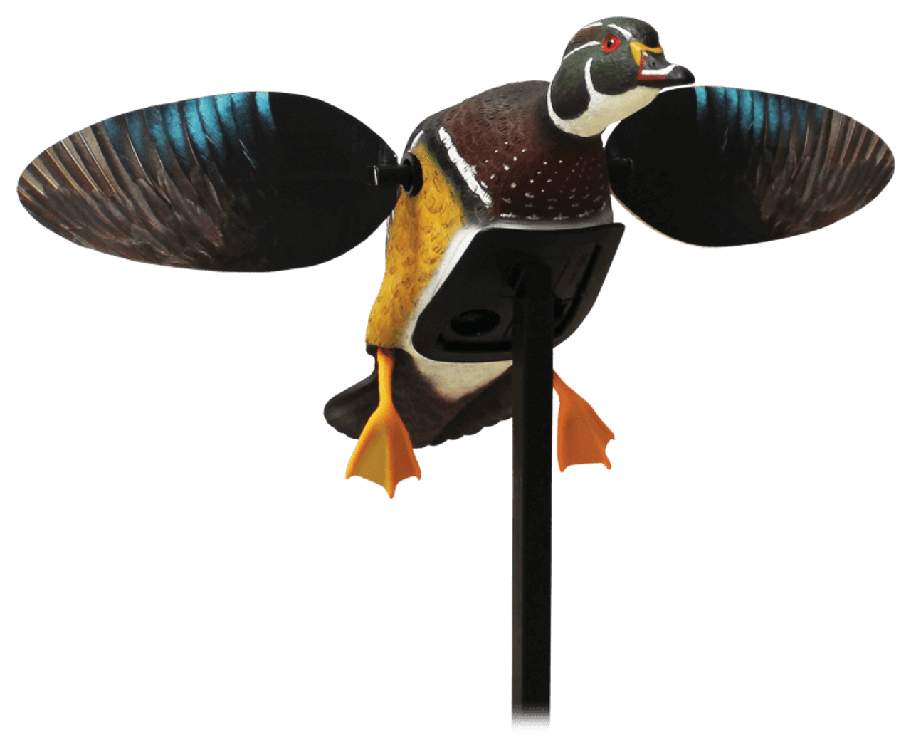 MOJO Outdoors Elite Series Woody Duck Motorized Duck Decoy. CHICKEN PIECES