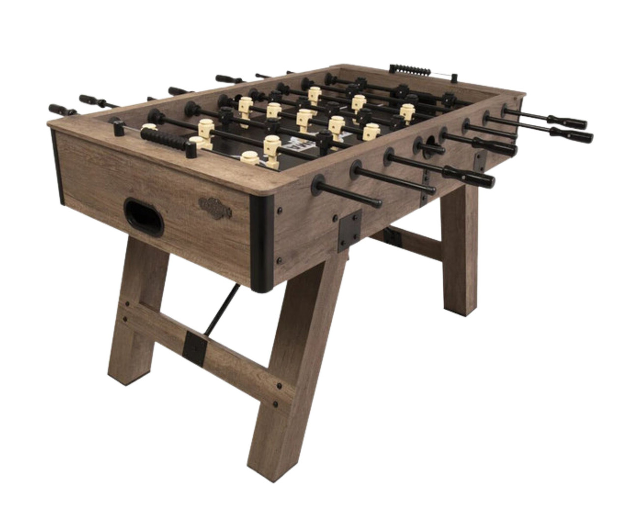 American Legend Brookdale 55" Rustic Wood Durability Foosball Table-Chicken Pieces