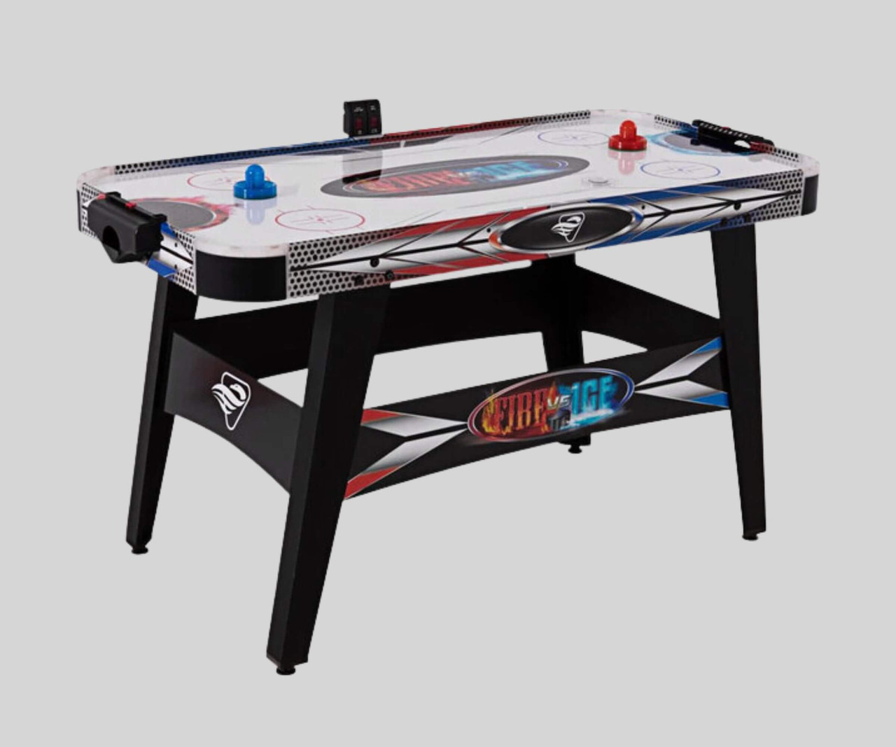 Fire 'N Ice Air Hockey Light-Up Table Game Set-Chicken Pieces
