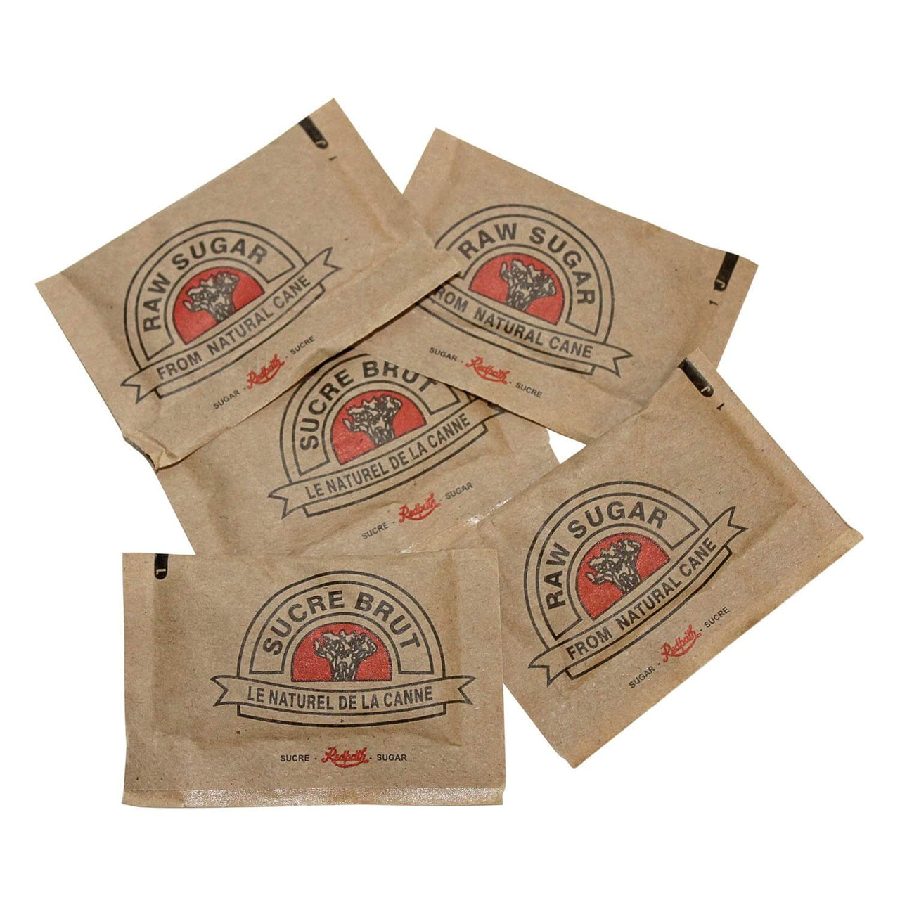 Redpath Raw Sugar Portion Packets -  3.5g (1000/CASE)