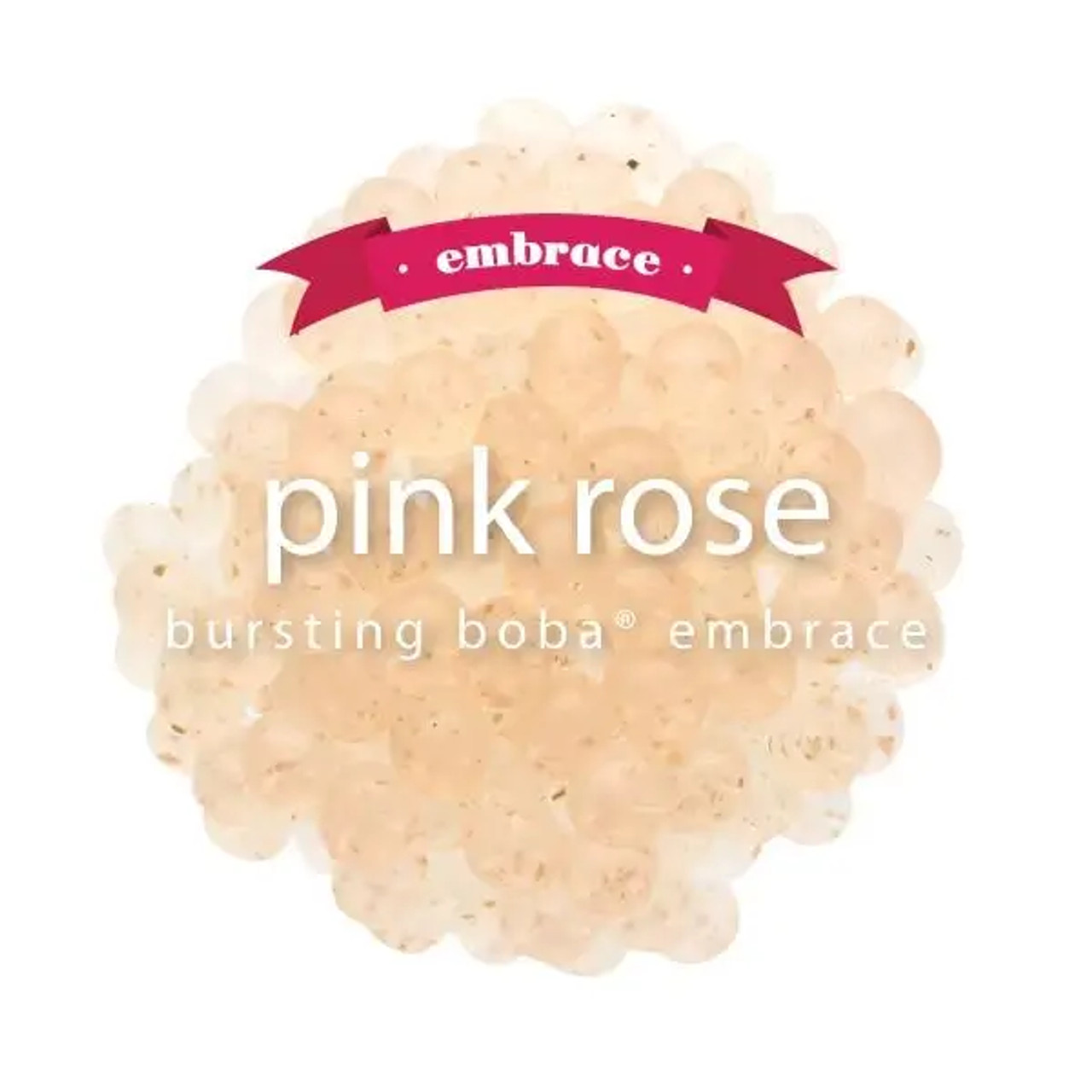 Bossen Embrace Pink Rose Bursting Boba 7.04 lb. (3.19 kg) - 4/Case | Sweet Floral-Chicken Pieces