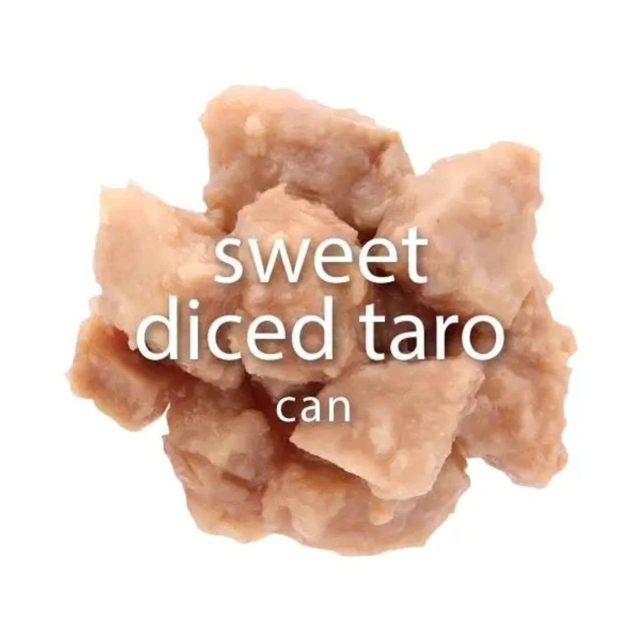 Bossen #10 Can Sweet Diced Taro Topping 7.28 lb. (3.3 kg) - 6/Case | Real Chunks-Chicken Pieces